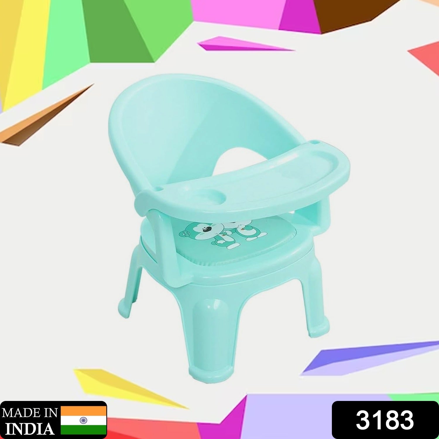 3183 Baby Chair, with Tray Strong and Durable Plastic Chair for Kids/Plastic School Study Chair/Feeding Chair for Kids, Portable High Chair for Kids 3183 Baby Chair, with Tray Strong and Durable Plastic Chair for Kids/Plastic School Study Chair/Feeding Chair for Kids, Portable High Chair for Kids